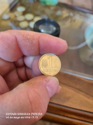 Moneda 1 Peseta España 1982 Estrella