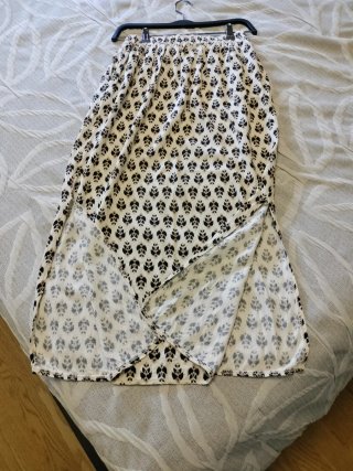 Falda larga estampada talla única