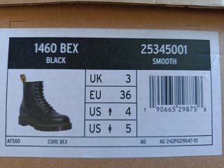 Botas Dr. Martens Negras Talla 36