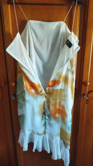 Vestido largo estampado para ceremonia
