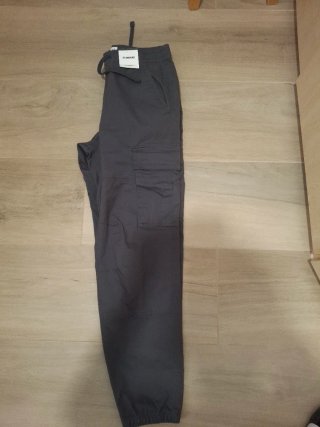 Pull&Bear Pantalones Cargo Talla S Gris