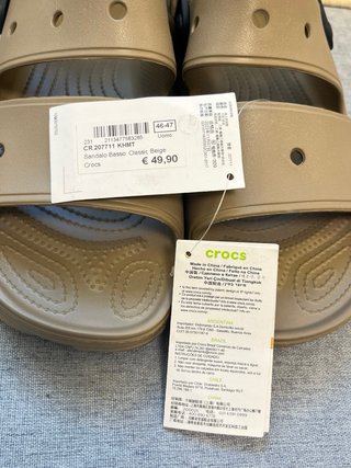 Sandali Crocs Marroni Taglia 46/47