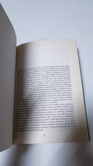 Libro Pío Baroja | Personajes del Siglo XX