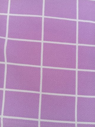 Falda morada a cuadros talla M