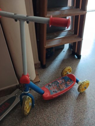 Patinete infantil 3 ruedas Paw Patrol