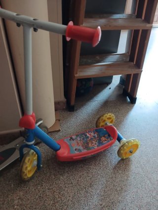 Patinete infantil 3 ruedas Paw Patrol