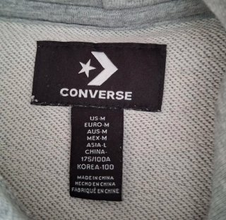 Sudadera Converse Gris con Capucha