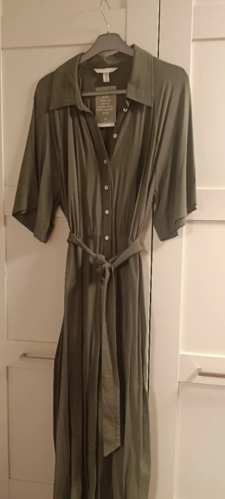 Vestido H&M verde militar Talla M