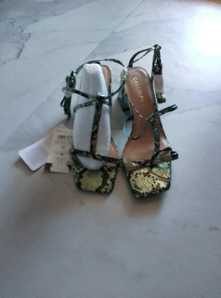 Sandali donna verdi multicolore tg 38