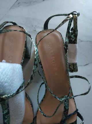 Sandali donna verdi multicolore tg 38