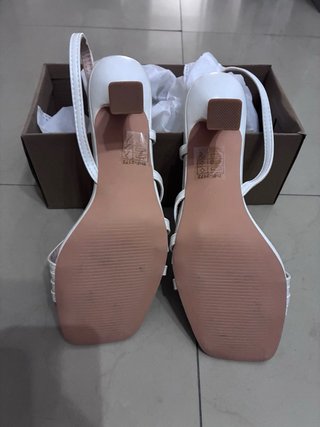 Sandalias BUONAROTTI Tacon Blanco