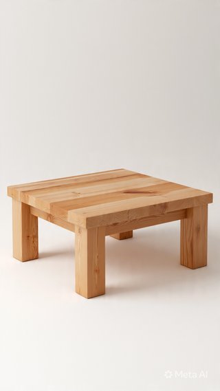 Mesa de centro de madera