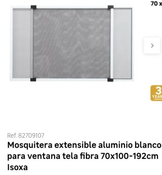 Mosquiteras extensibles de fibra de vidrio