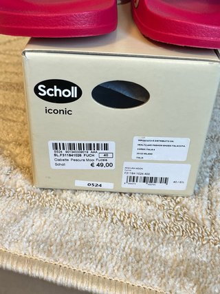 Ciabatte Scholl Rosa Tg 40
