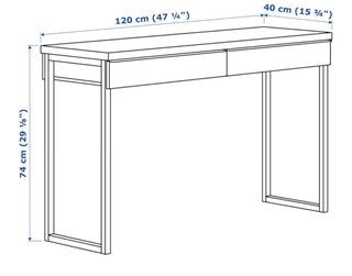 Escritorio IKEA BESTÅ BURS Blanco