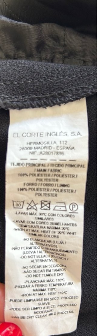 Mono largo negro