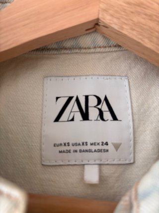 Vestido vaquero Zara denim claro lavado