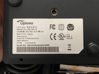Proyector Portátil Optoma ML750 Negro