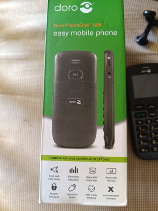 Doro PhoneEasy 508 Teléfono Móvil Negro