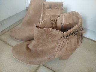 Botas Beige/Marrón Talla 38