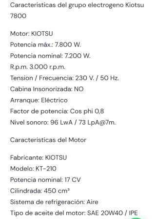Generador Gasolina Energen EN8500E