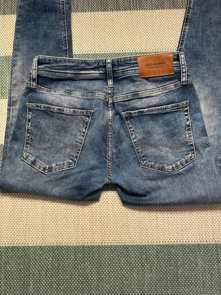 Pantalones pitillo Jack & Jones azul