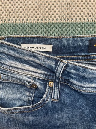 Pantalones pitillo Jack & Jones azul