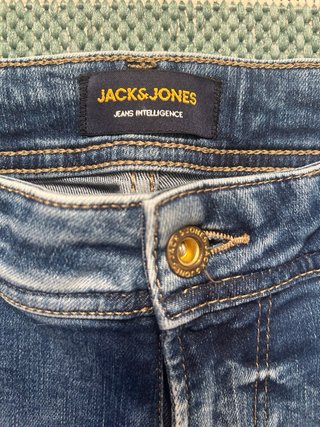 Pantalones pitillo Jack & Jones azul