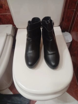 Botines negros de tacón