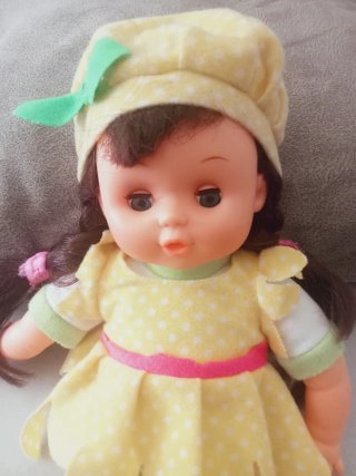 Muñeca Simba de trapo, cabeza y extremidades Plást