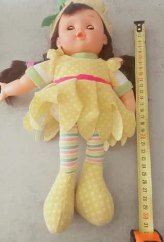 Muñeca Simba de trapo, cabeza y extremidades Plást