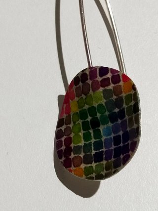 Pendientes Plata Multicolor