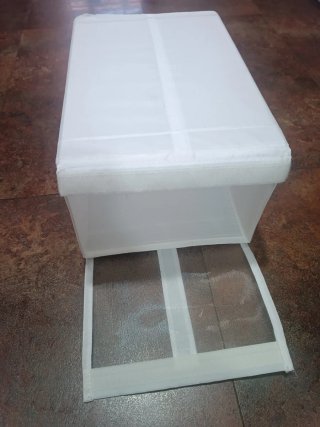Caja para zapatos Ikea blanca