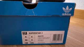 Adidas Superstar J Mujer Talla 36 2/3