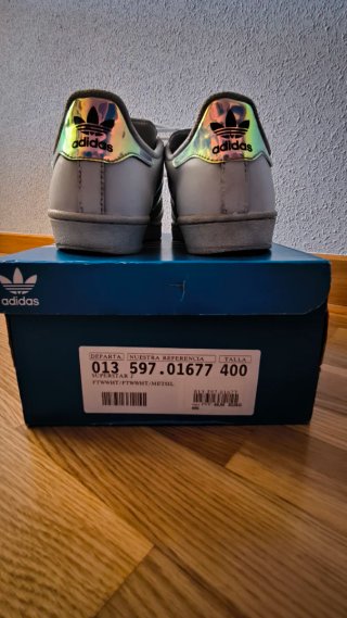 Adidas Superstar J Mujer Talla 36 2/3