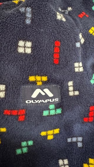 Bata de estar por casa con estampado Tetris