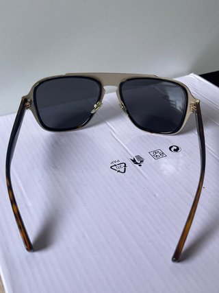 Gafas Aviador Versace Originales Negro/Dorado