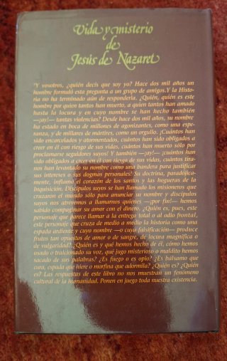 Vida y misterio de Jesús de Nazaret