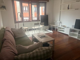 Sofá Cama Ikea Rosa Tela y Madera