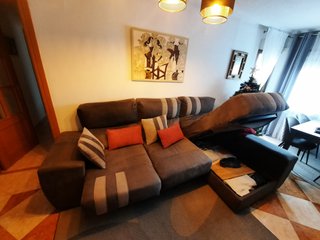 Sofá Cama Chaiselongue 3 Plazas Gris