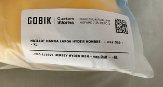 Maillot Gobik Hyder Manga Larga XL
