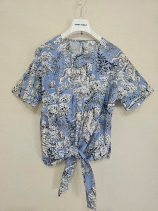 Top Estampado Selva en 100% Algodon Talla XL UK14