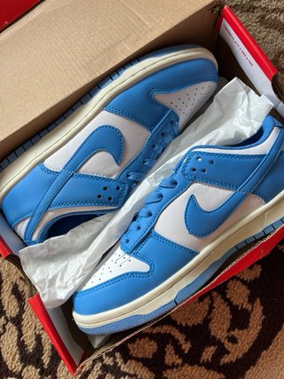 Zapatillas Nike Dunk Low Azul Blanco