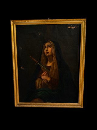 Cuadro Dolorosa Siglo XIX