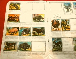 ANIMALES (AÑO 1961) ALBUM ORIGINAL con 213 CROMOS