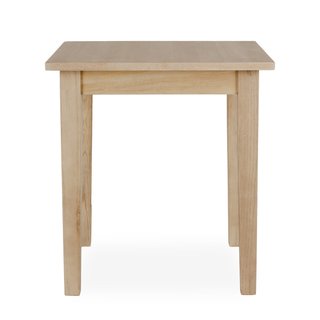 Mesa de madera color beige