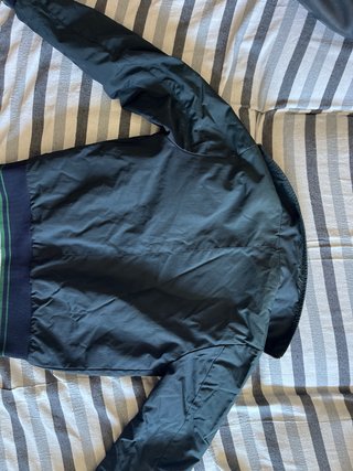 Giacca Fred Perry Blu con righe verdi