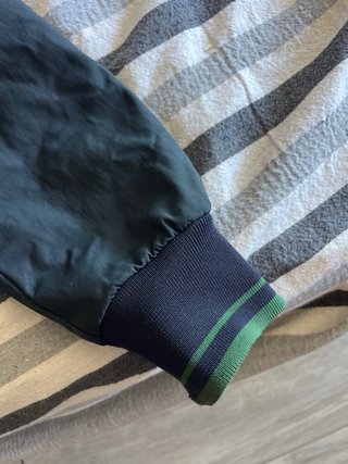 Giacca Fred Perry Blu con righe verdi