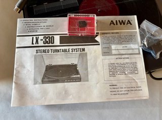 Tocadiscos AIWA Negro