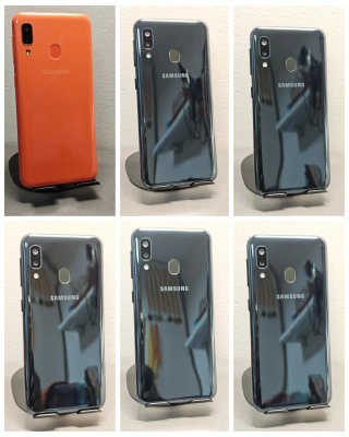 6x Samsung Galaxy A20e 32GB 3GB Black/orange